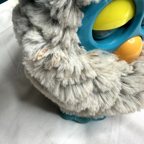 Hasbro 2012 Furby Boom Raincloud Grey Teal Blue Interactive Talking Tested - Picture 6 of 11